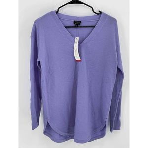 Talbots Cashmere Sweater Women's Size Small Purple‎ V Neck Brand New Long Sleeve